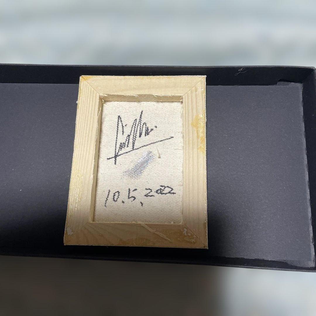 n*a様 ミニライオン 油彩画 ペイント聖矢