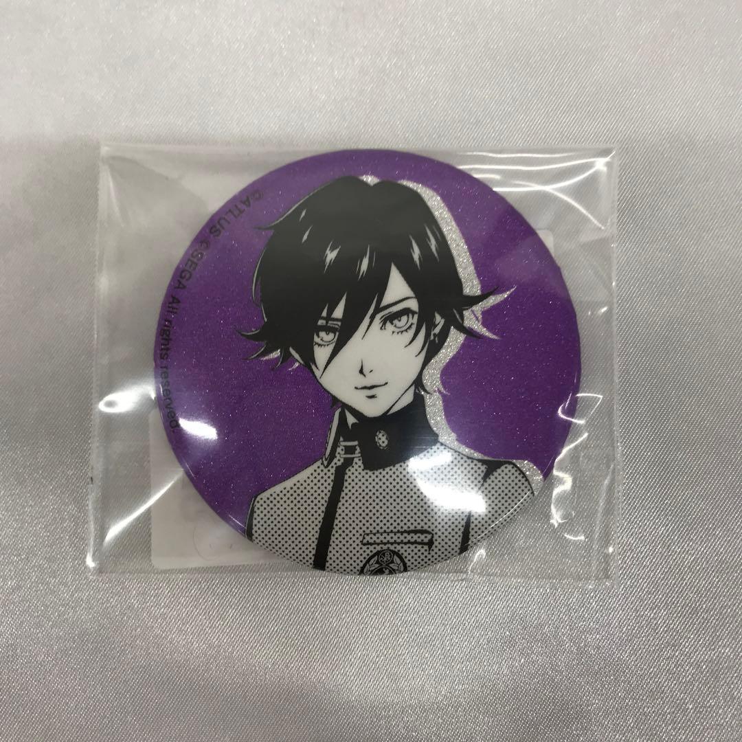 女神異聞録 主人公 ペルソナ 25th ナンジャタウン グリッター缶バッジ