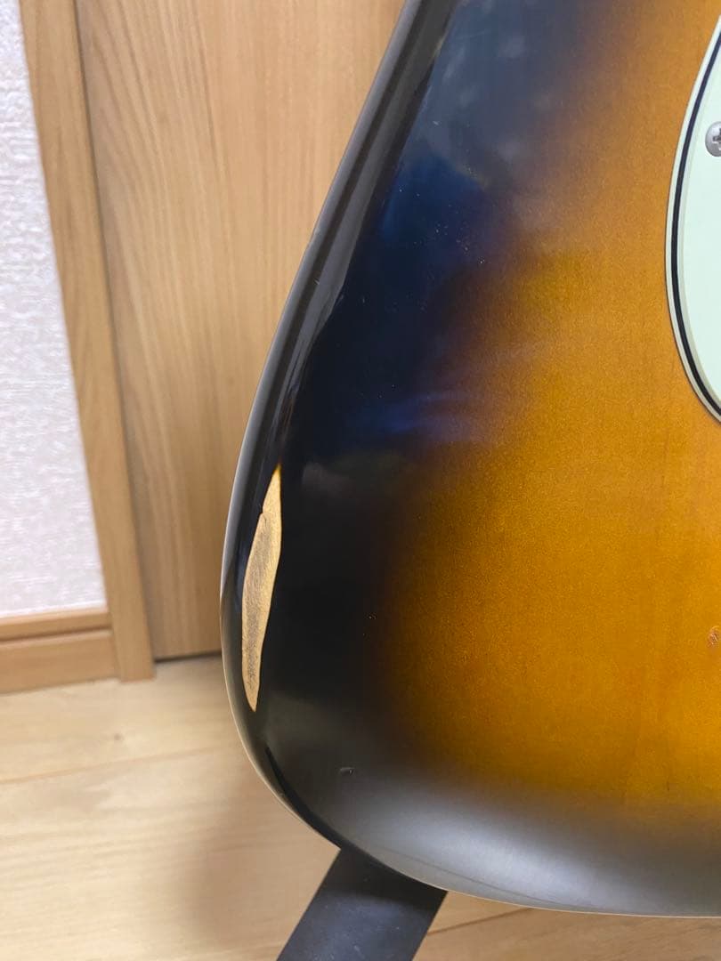 値下げ依頼fender Japan ビンテージ ストラトキャスターアナグマMOD