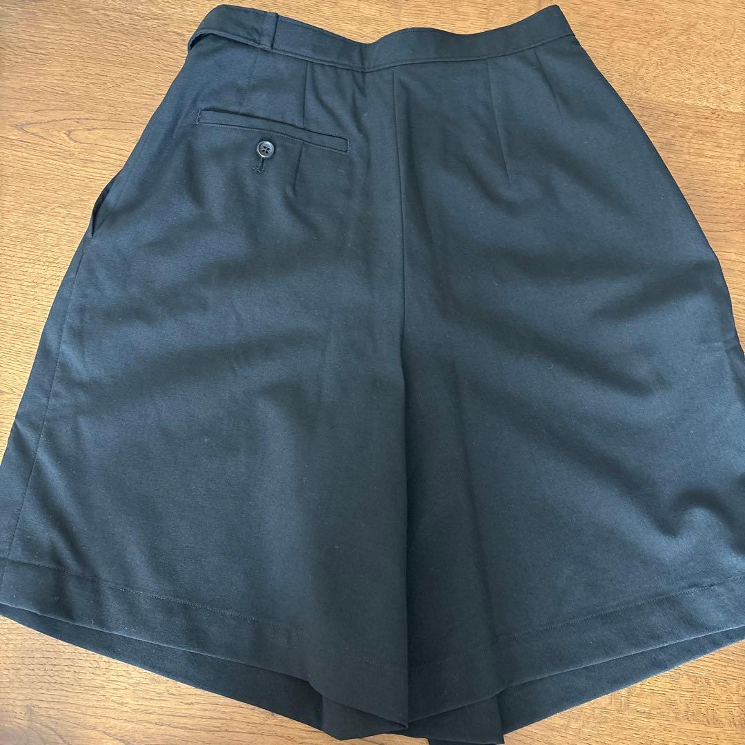 コムデギャルソン　ハーフパンツ　キュロット　単パン　半ズボン　ブラック