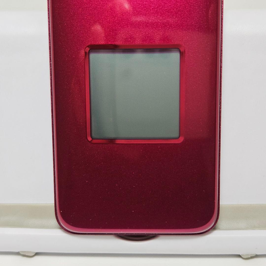 【ほぼ未使用】かんたんケータイ KYF41 ワインレッド SIMフリー au