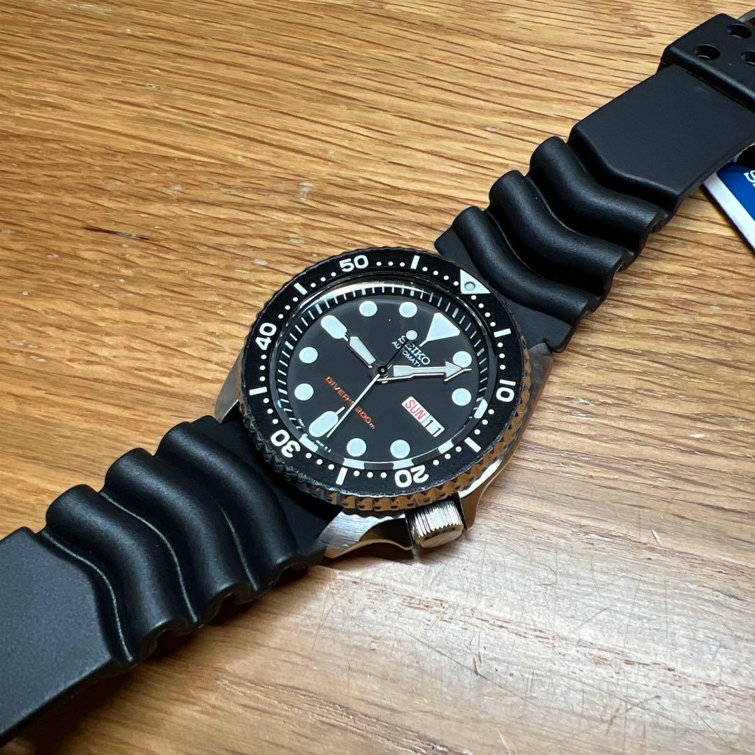 美品 セイコー SKX007KC ブラックボーイ 自動巻き SEIKO SKX