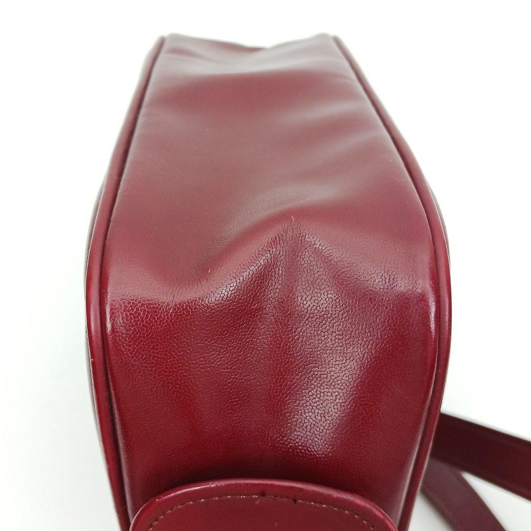 ✨良品✨クレージュ ヴィンテージ ショルダーバック ワインレッド