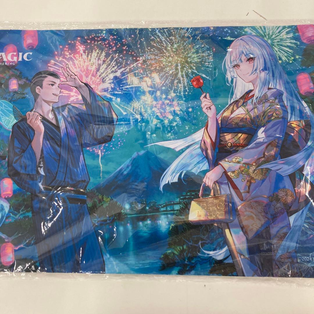 MTG マジック：ザ・ギャザリング プレイマット 放浪皇　夏祭り　ラバー製マット