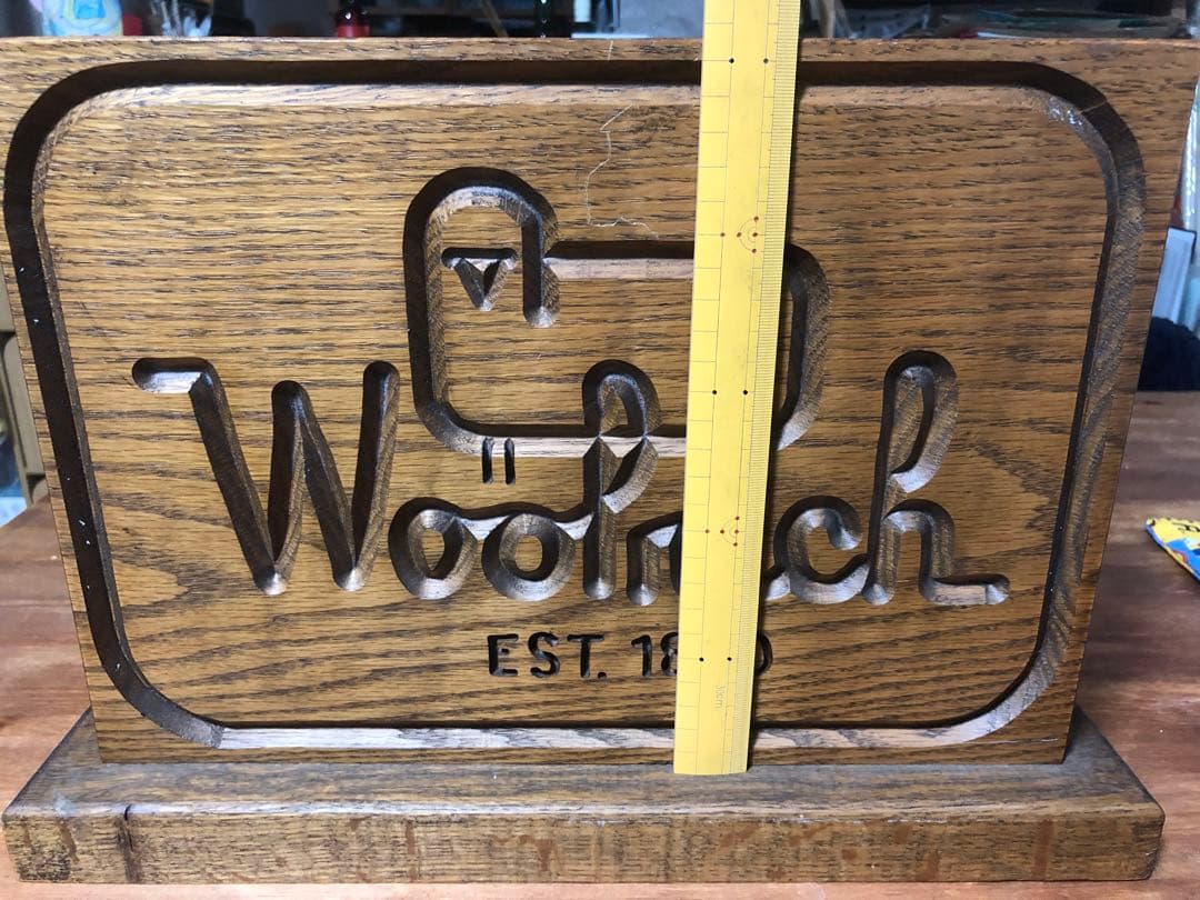 woolrich ウールリッチ　置物　看板　什器　　　vintage インテリア