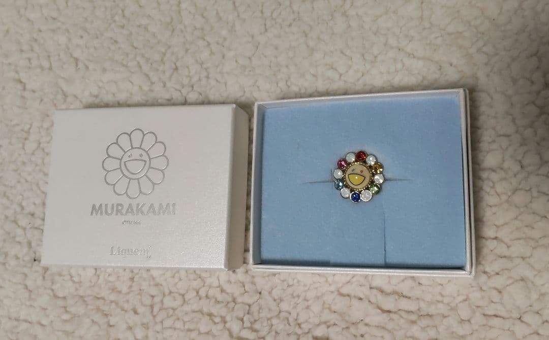 完売品★　村上隆　×　Liquem　フラワー　ピンズ　マルチカラー　カイカイキキ