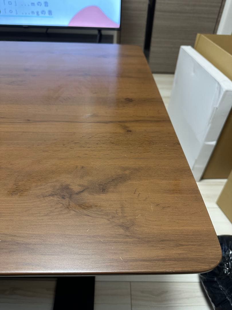 【11月13日まで】昇降テーブル LC-004 ブラウン