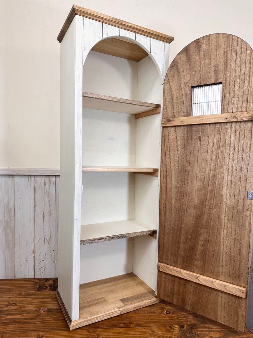 M*o様 【1点のみ試作デザインのためお値引き】アンティークの扉のようなキャビネ