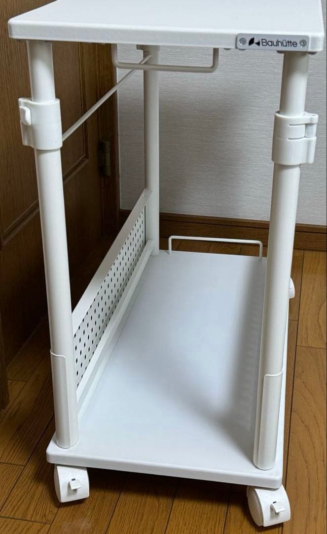 バウヒュッテ昇降式L字デスク　BHD-670H-WH