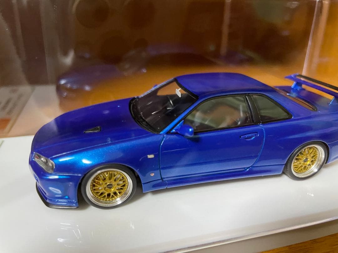 アイドロン スカイライン GT-R BNR34 V-spec II ブルー