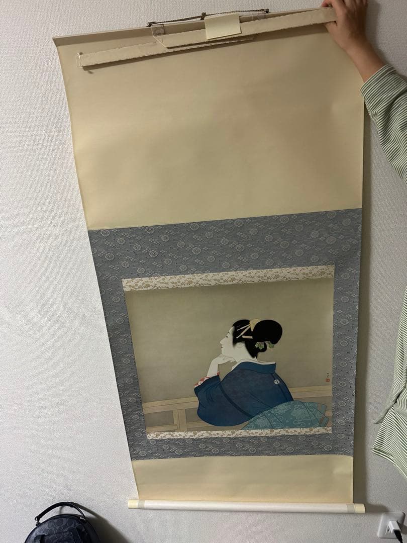 上村松園四季美人 《待月》