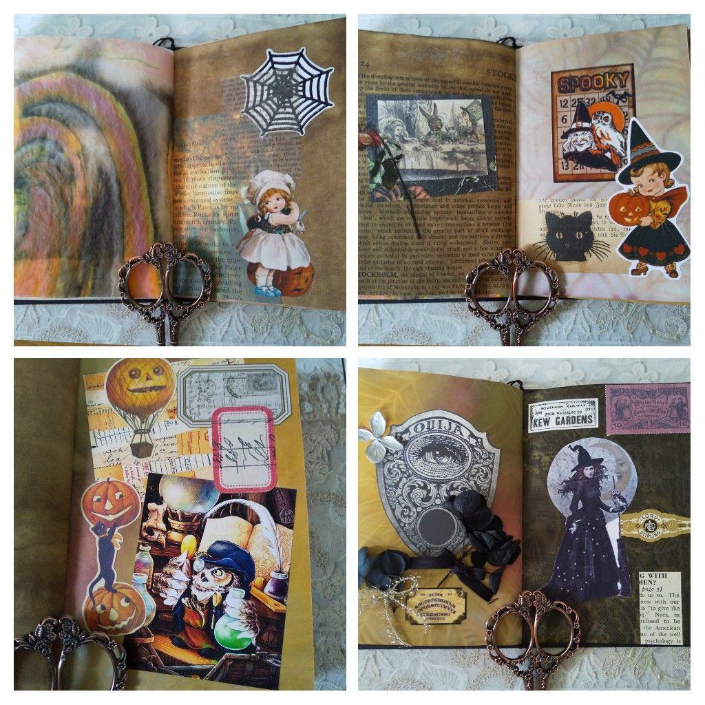 ジャンクジャーナル　ハロウィン　魔女　スカル