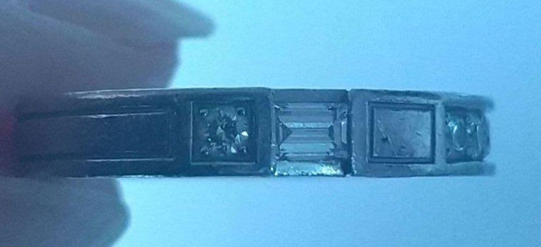 ハリー・ウィンストン トラフィック アクセント ダイヤバンドリング