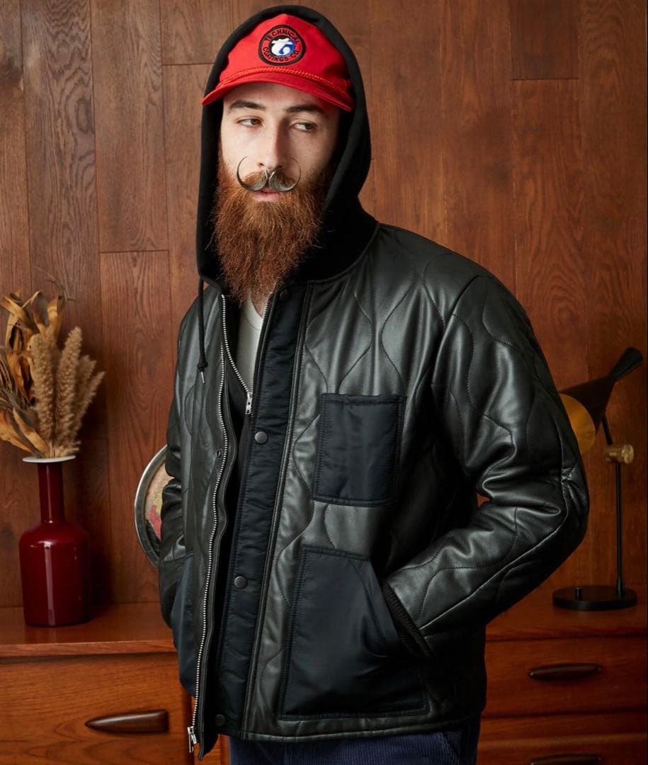 Schott (ショット) キルティング ライナー ショートジャケット　Lサイズ