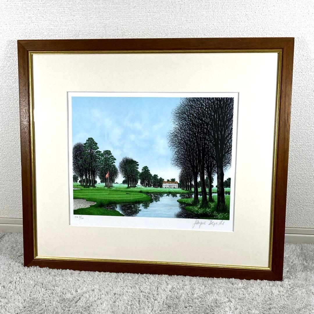 hana様 ジャック ・ デペルト　フォレストオークゴルフ場　リトグラフ 版画
