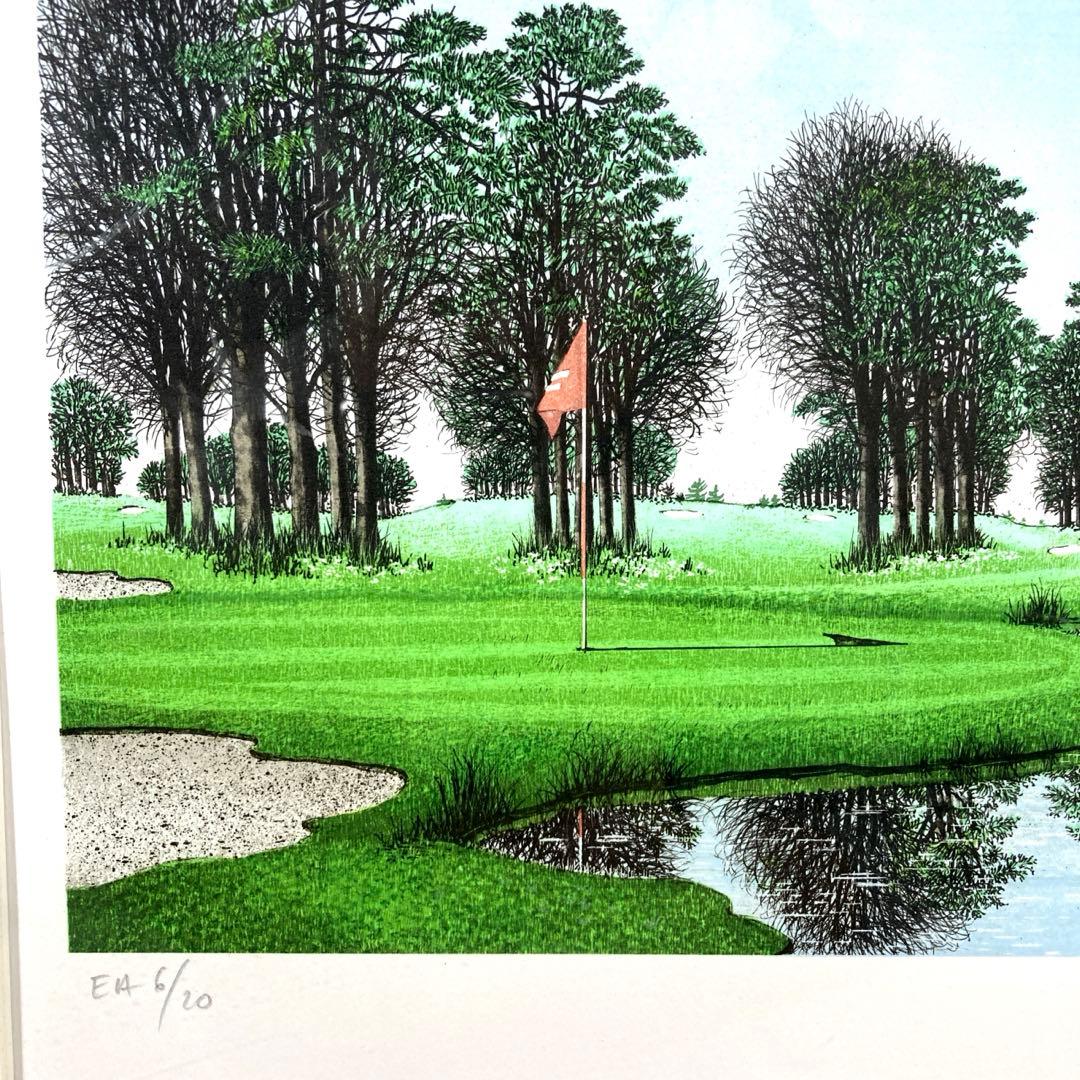 hana様 ジャック ・ デペルト　フォレストオークゴルフ場　リトグラフ 版画