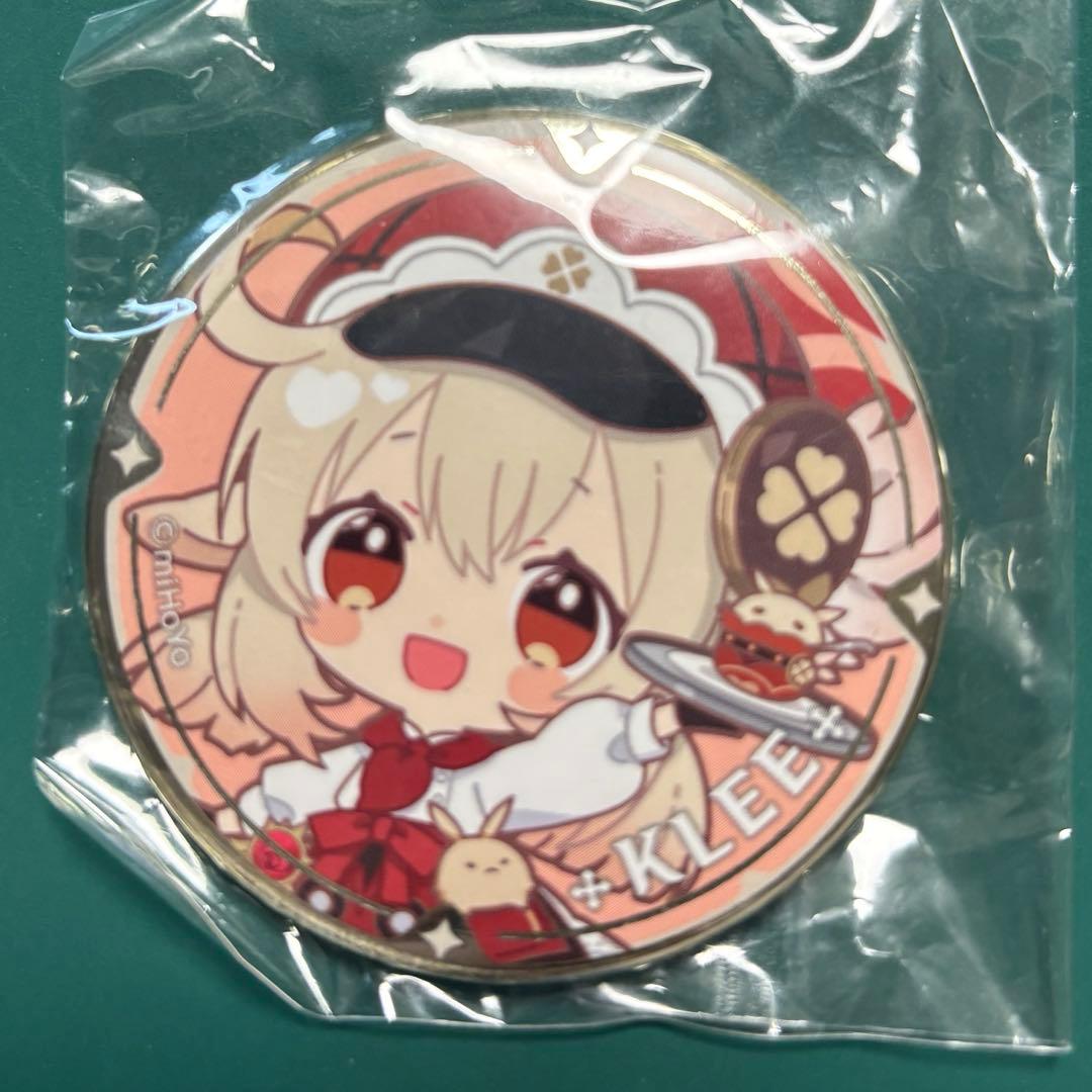 原神　クレー　スイパラ コラボ 缶バッジ