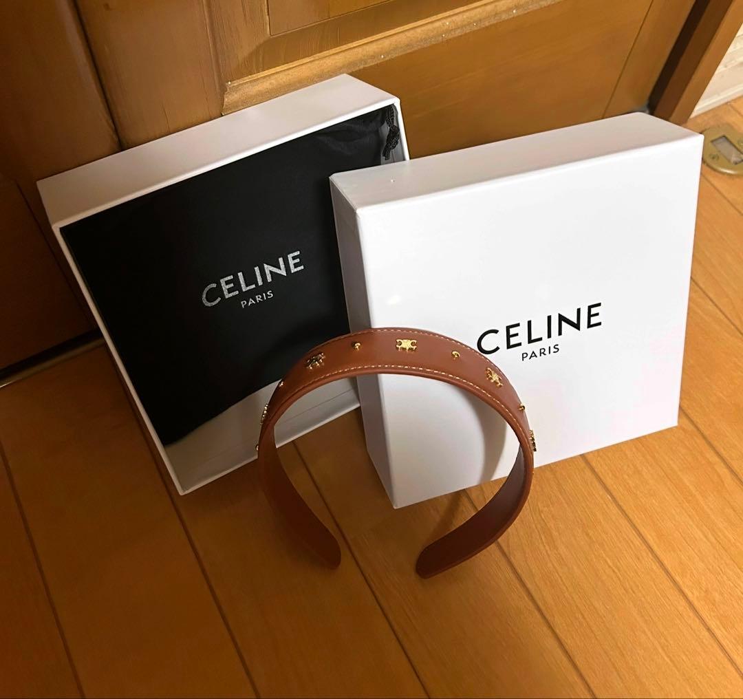 セリーヌカチューシャ　トリンオフ極美品