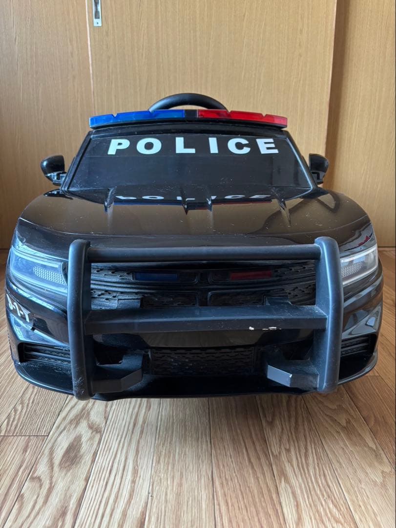 子供用ポリスカー 黒/白