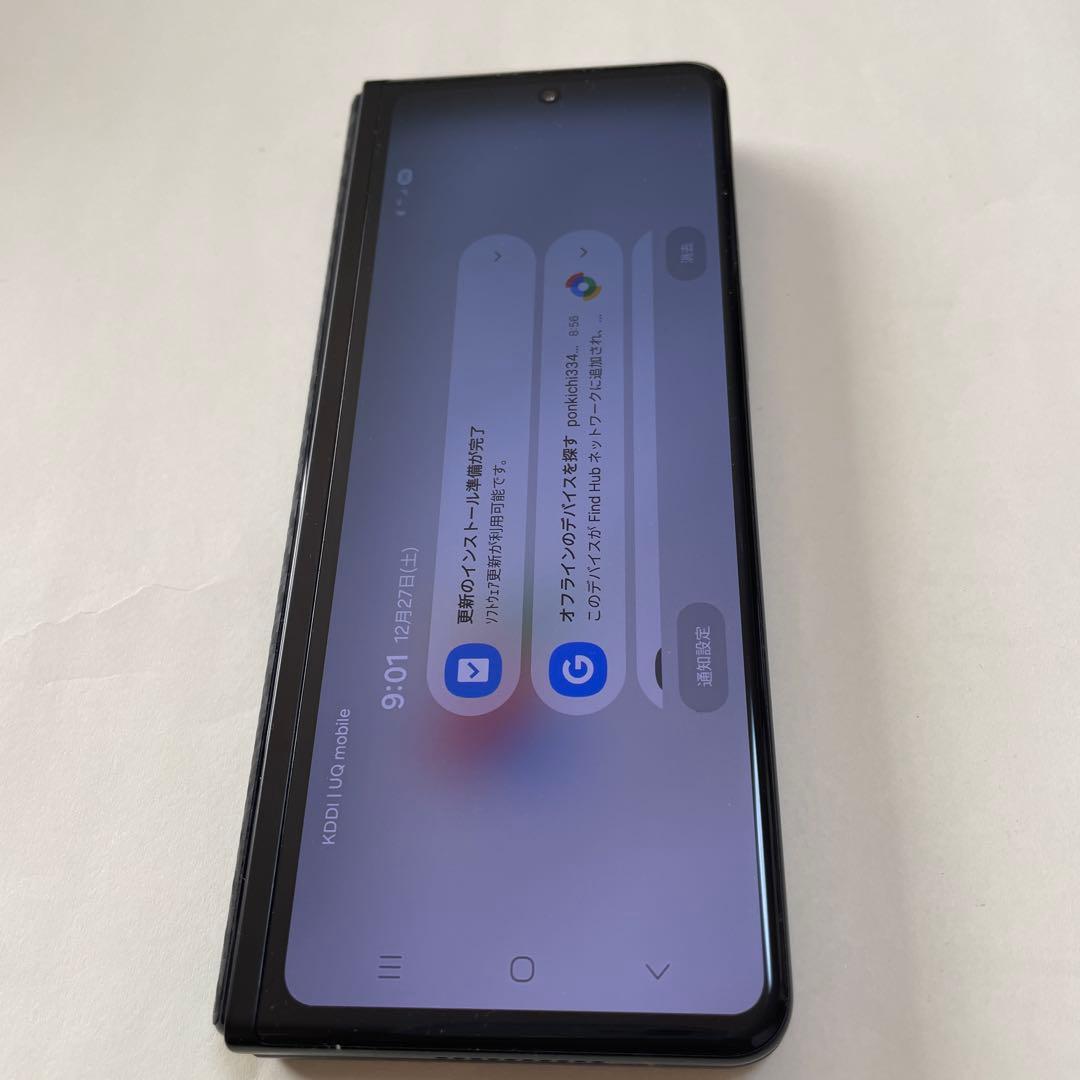 galaxy fold3 ブラック