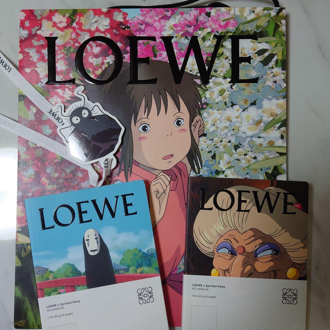 ロエベ×ジブリコラボ　ノベルティ&ショッパー