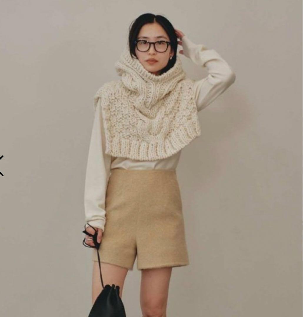 TODAYFUL ハンドニットバラクラバ ニット帽 フード新品　完売