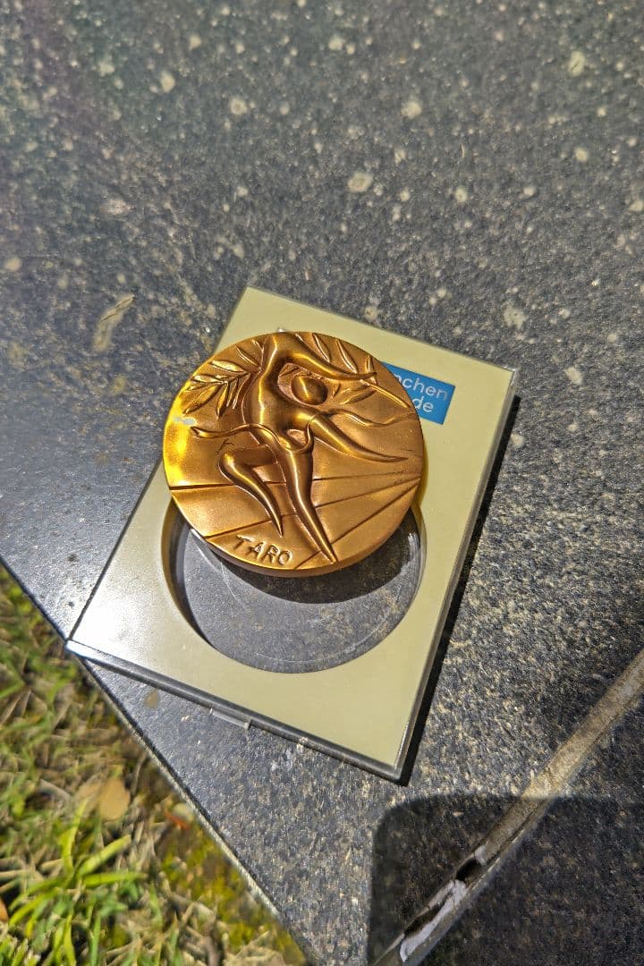 1972年　ミュンヘンオリンピック 　銅メダル　公式参加メダル　岡本太郎