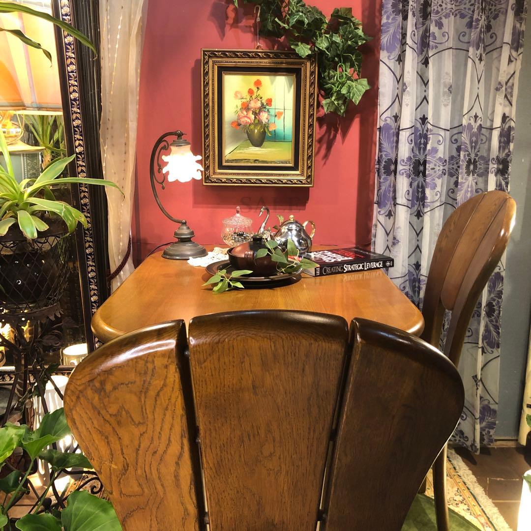 SHIN 　皇室御用達　浜本工芸 コンパクト　ナラ無垢ダイニング　テーブル