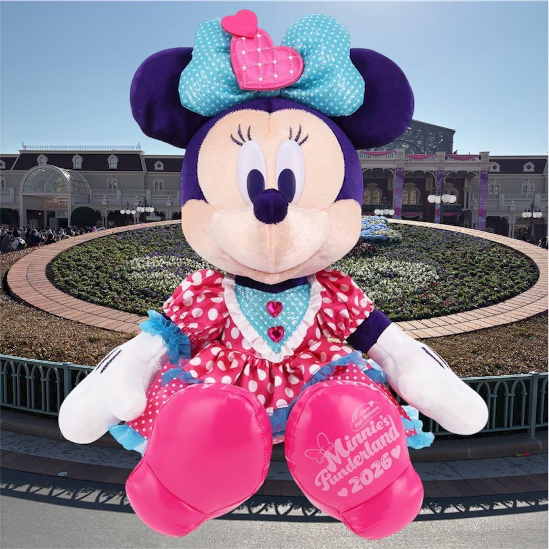 【即発送】ディズニーランド パルパルーザ ファンダーランド ミニー ぬいぐるみ