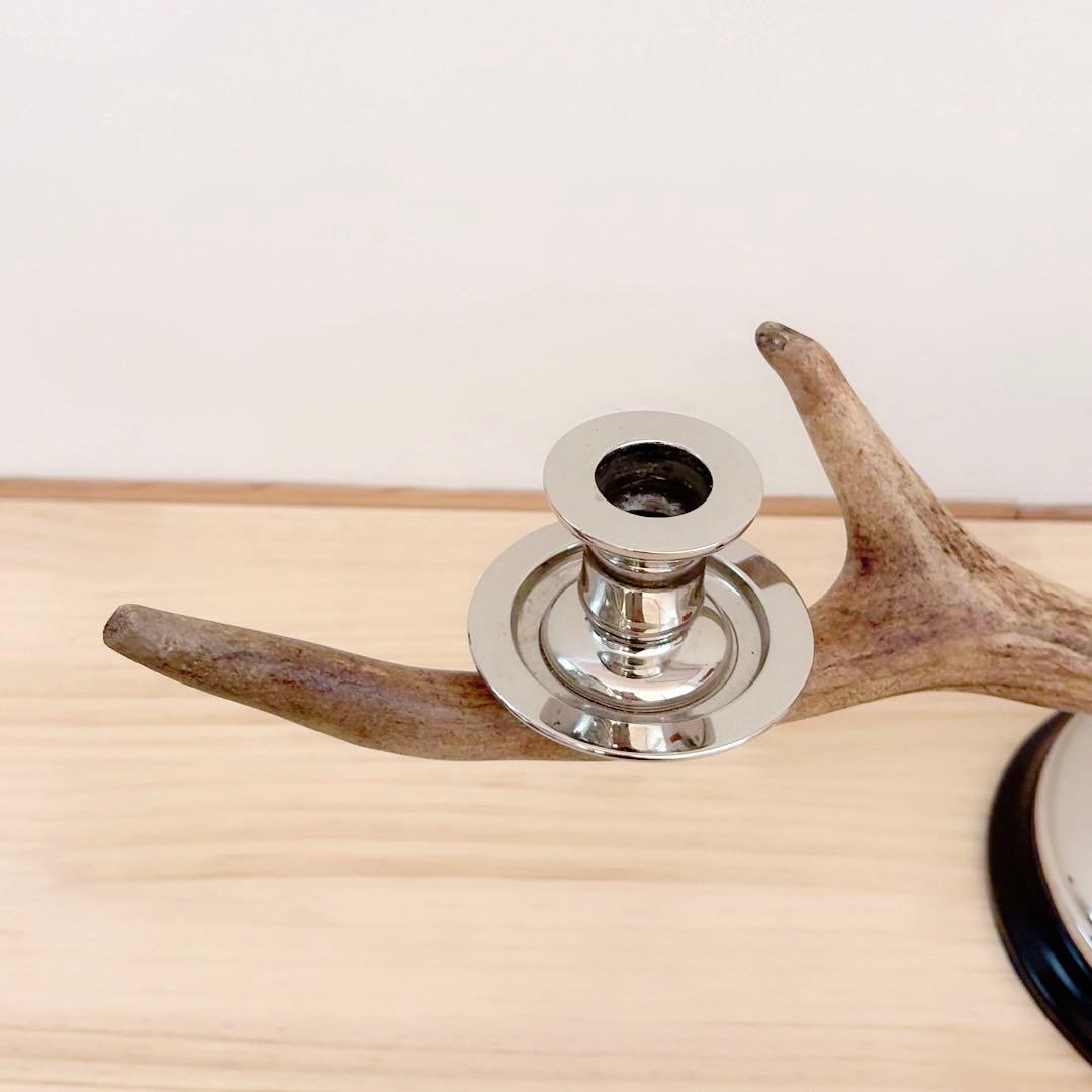 ラルフローレン 鹿角 キャンドルスティック 3灯 アンティーク コレクション