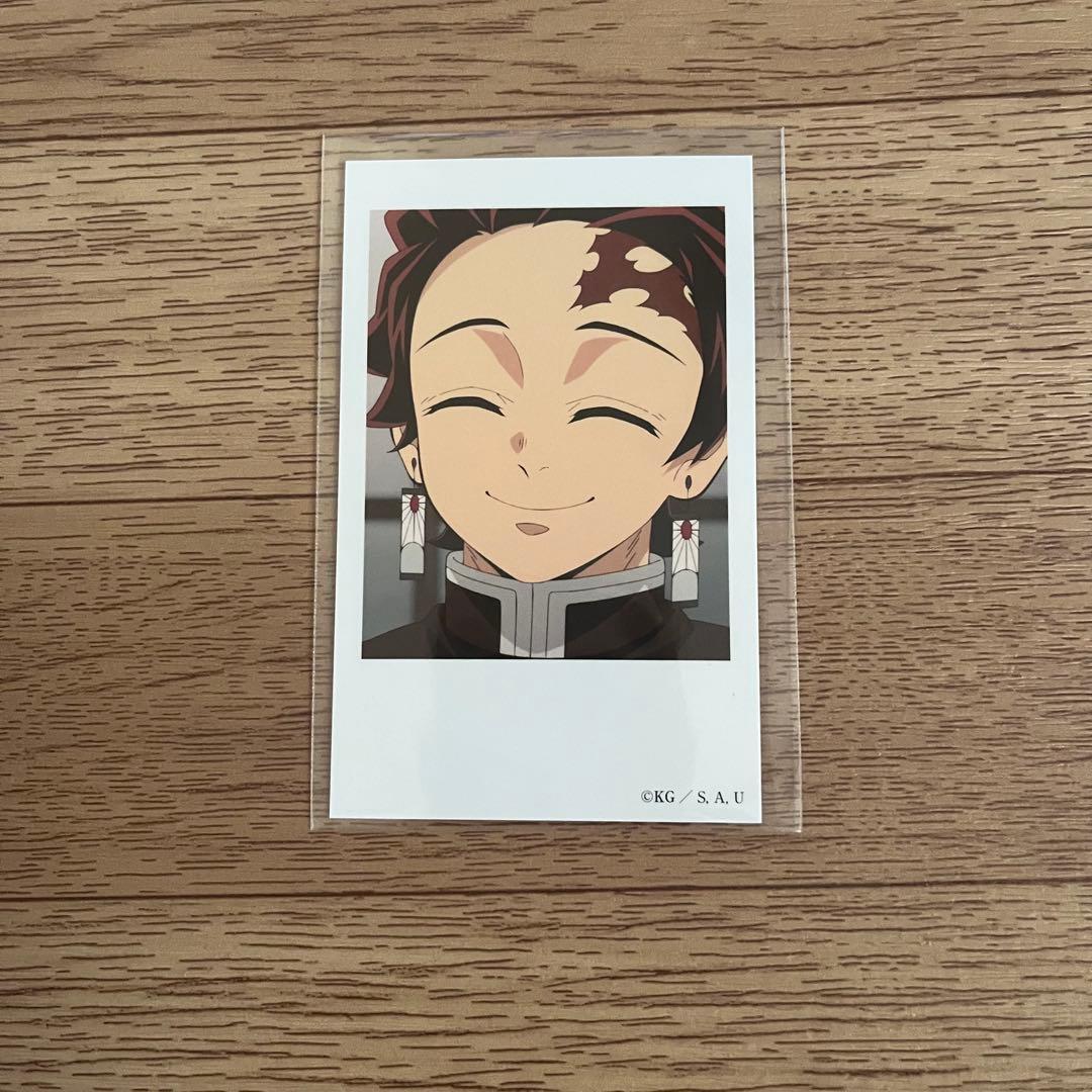 鬼滅の刃 チェキ風ブロマイド 刀鍛冶の里編 絵巻カフェ 炭治郎 笑顔