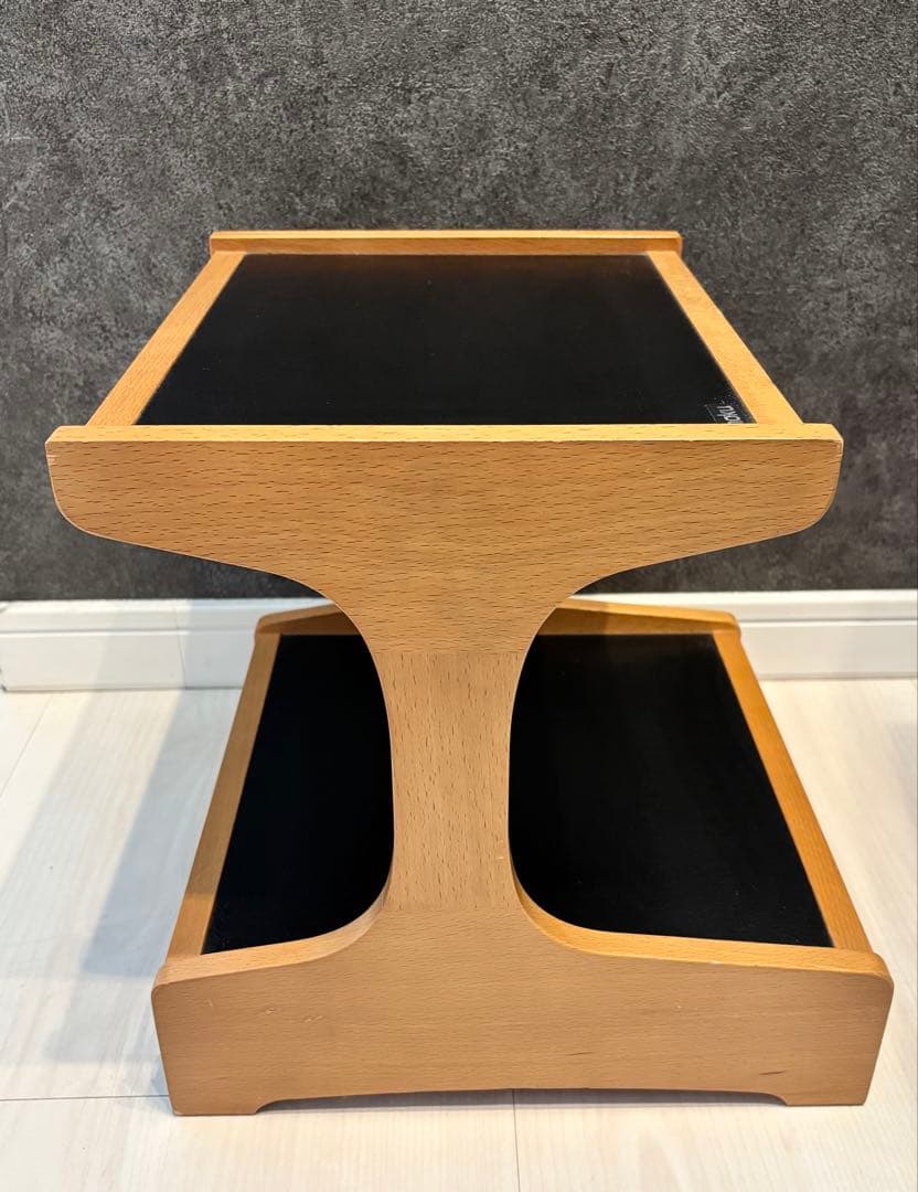 カリモク コロニアル 卓上電話台 小物置き 昭和レトロ