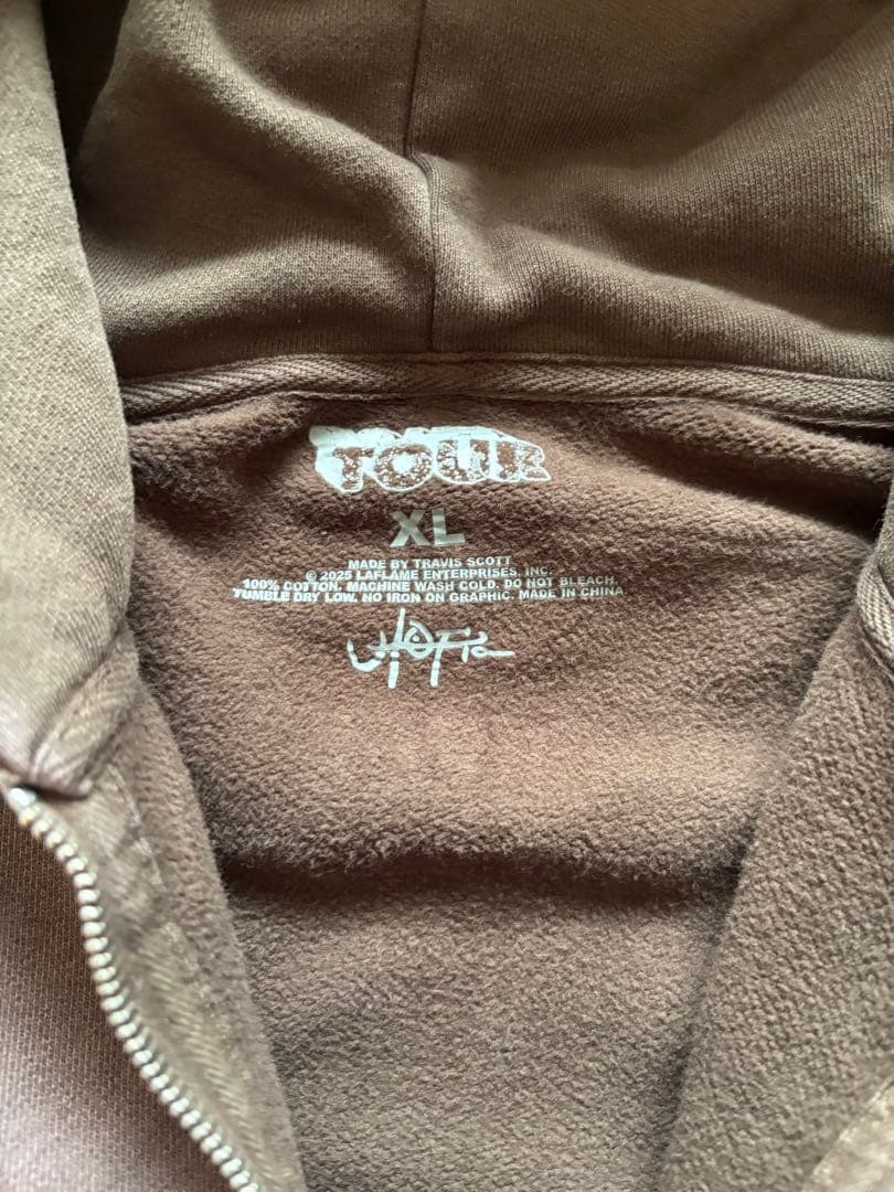 【会場限定】TRAVIS SCOTT ZIP HOODIE XL