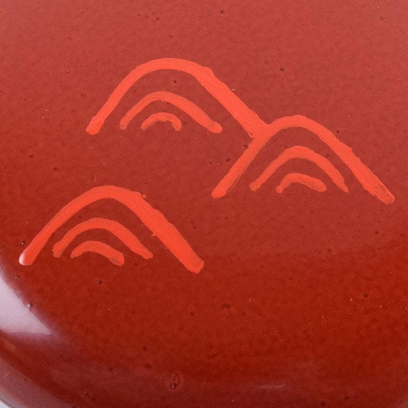 茶道具　讃岐漆器　宗家　後藤盆　後藤昌基作　香合　共布共箱　V　7954