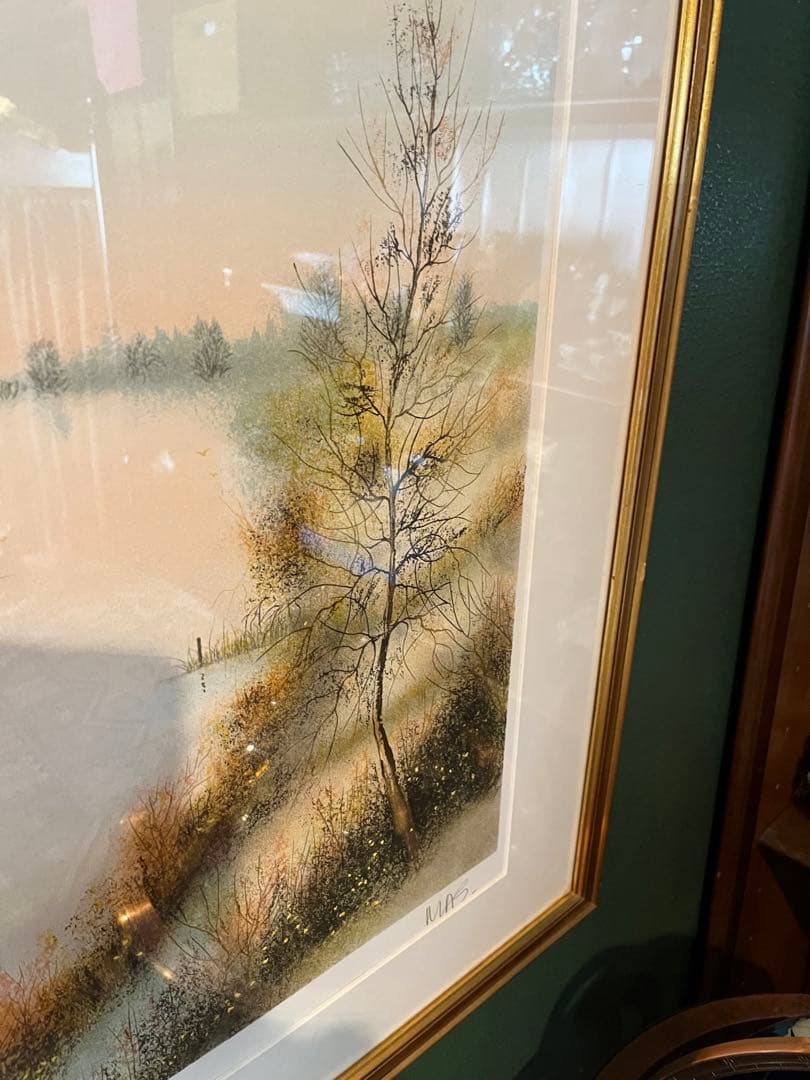 絵画 水彩画 リトグラフ