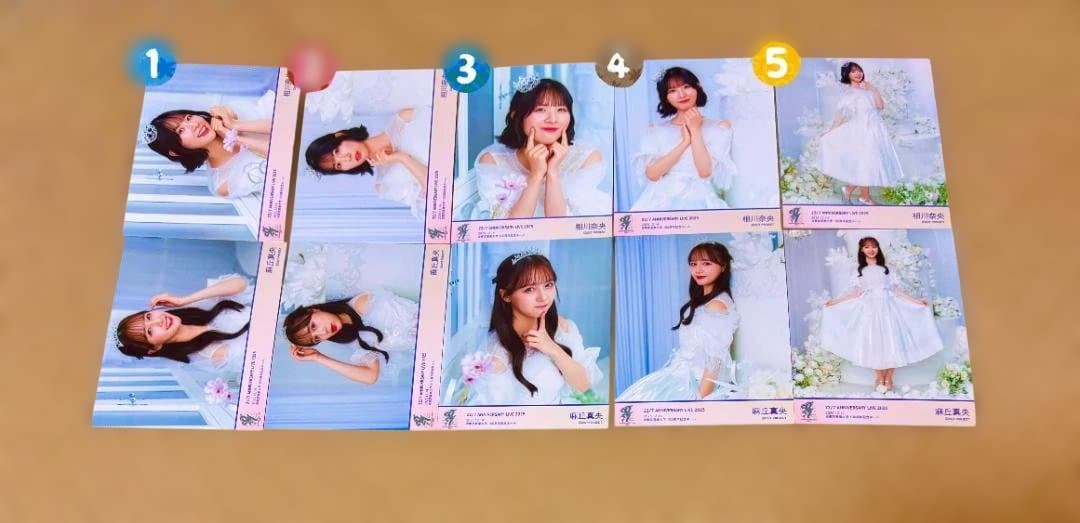 ナナニジ anniversary live 2025　ドレス衣装　ブロマイド