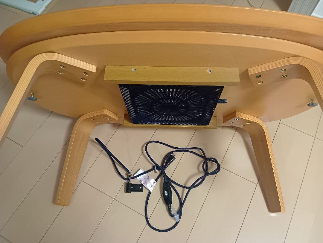 無印良品　楕円形コタツ　美品　おまけコタツ掛け布団