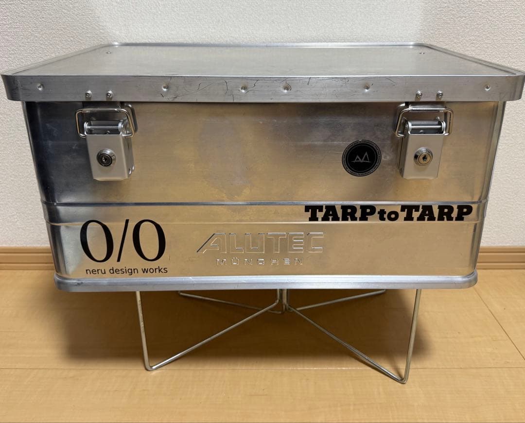 アルテックアルミコンテナ 48L ユニバーサルスタンド付　ステッカーあり