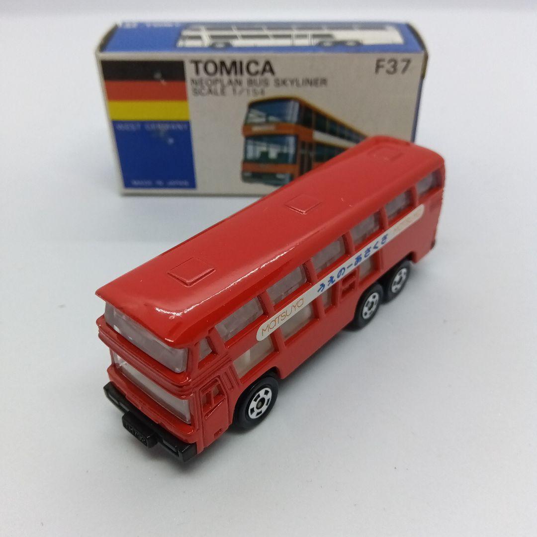 浅草松屋 特注 トミカ 青箱 ネオプランバススカイライナー F37 赤色 日本製