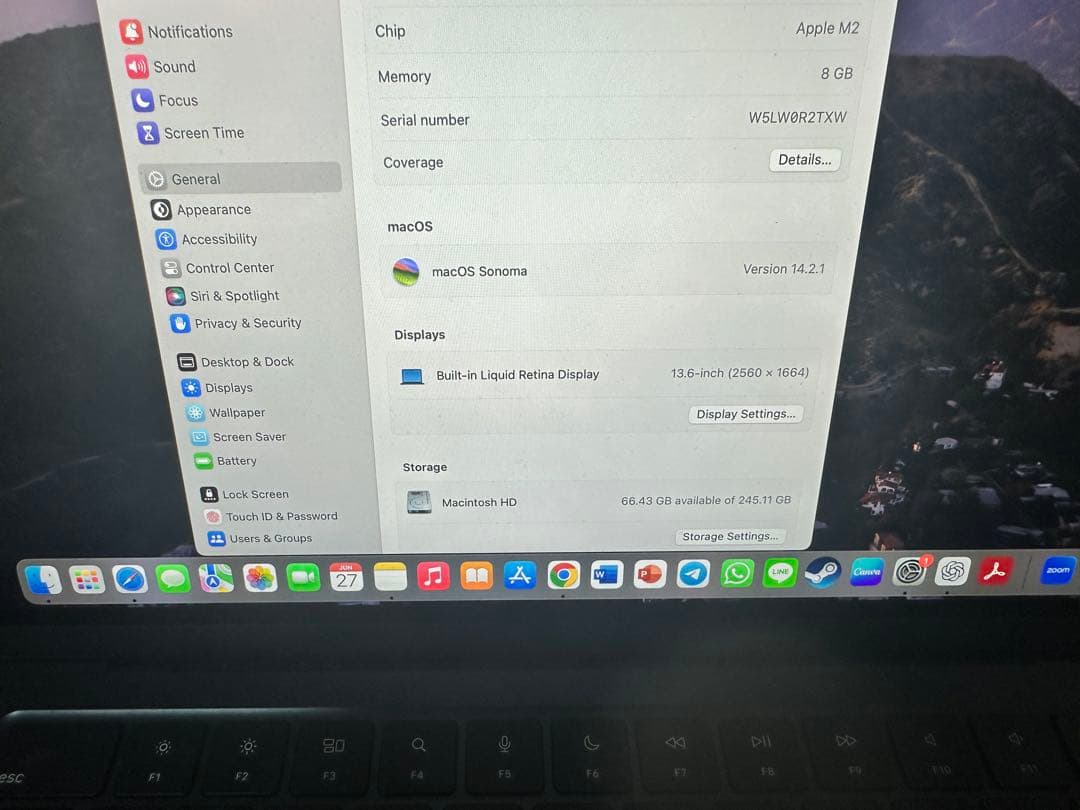 MacBook Air M2 ミッドナイトブルー 256GB