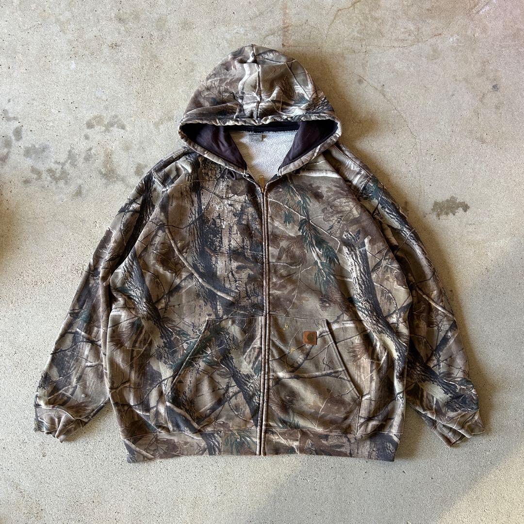 00s カーハート リアルツリー ジップパーカー メキシコ製 AKIMBO