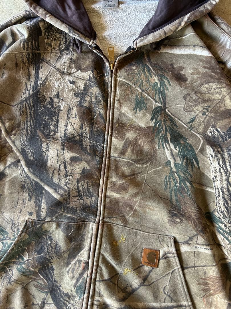 00s カーハート リアルツリー ジップパーカー メキシコ製 AKIMBO