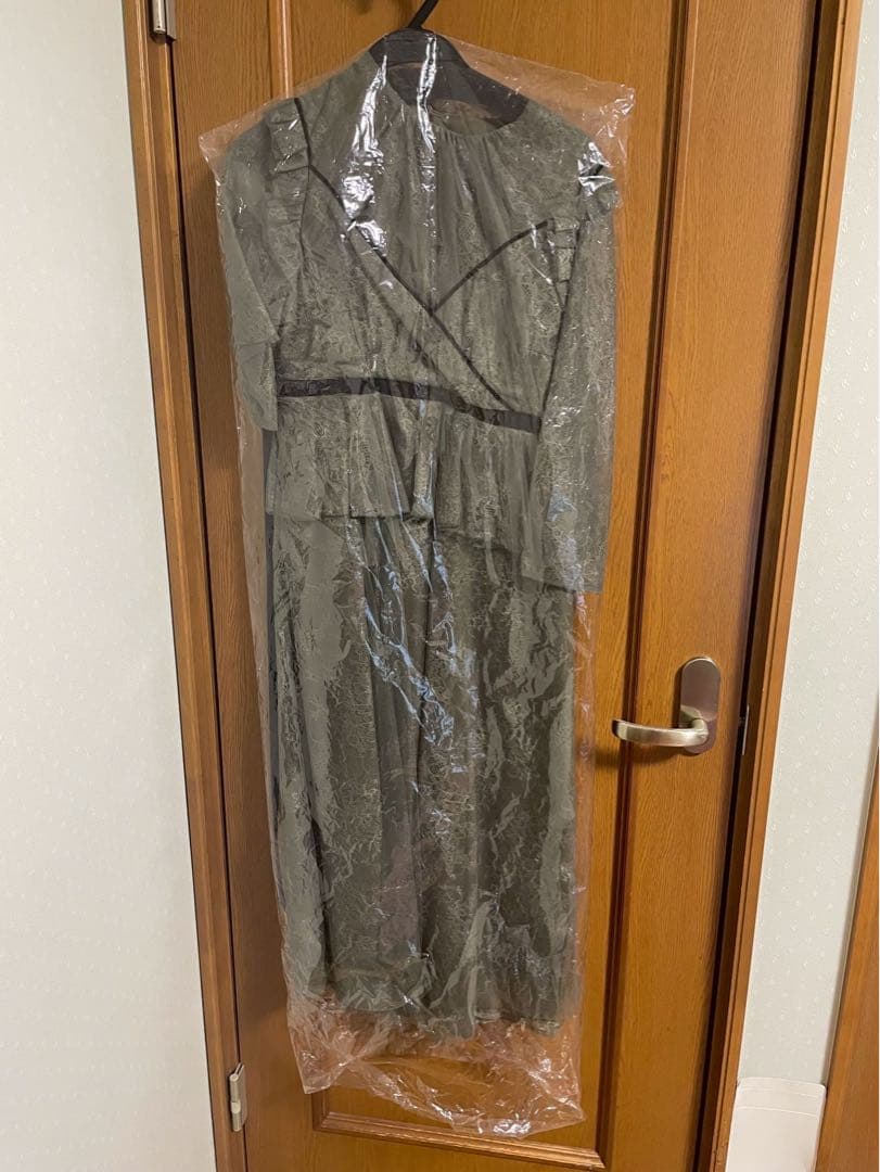 〜9/21値下げ) Leja 総レース花柄ロングワンピースドレス