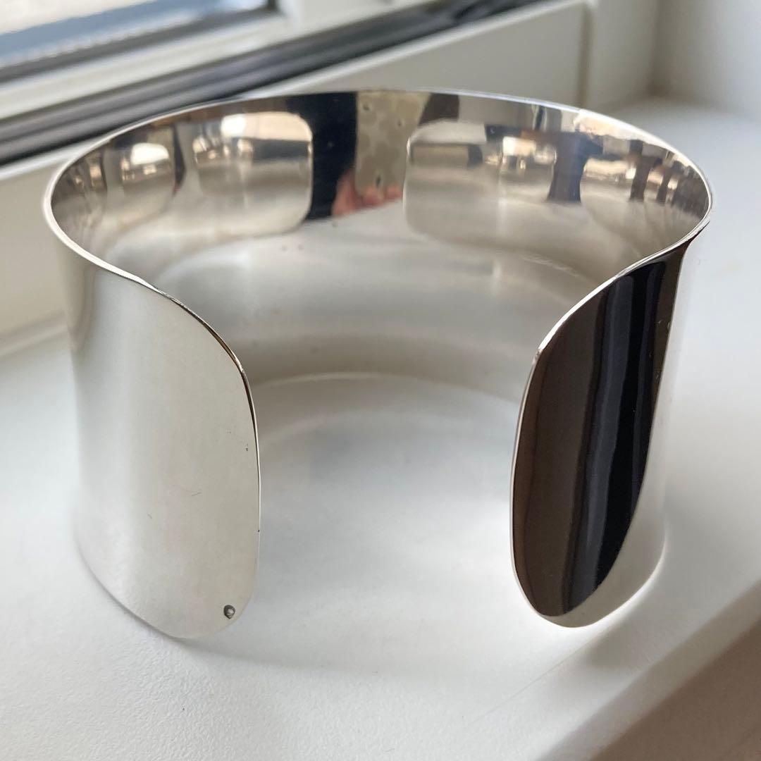 53g シルバー925 プレーン ワイドバングル カフ