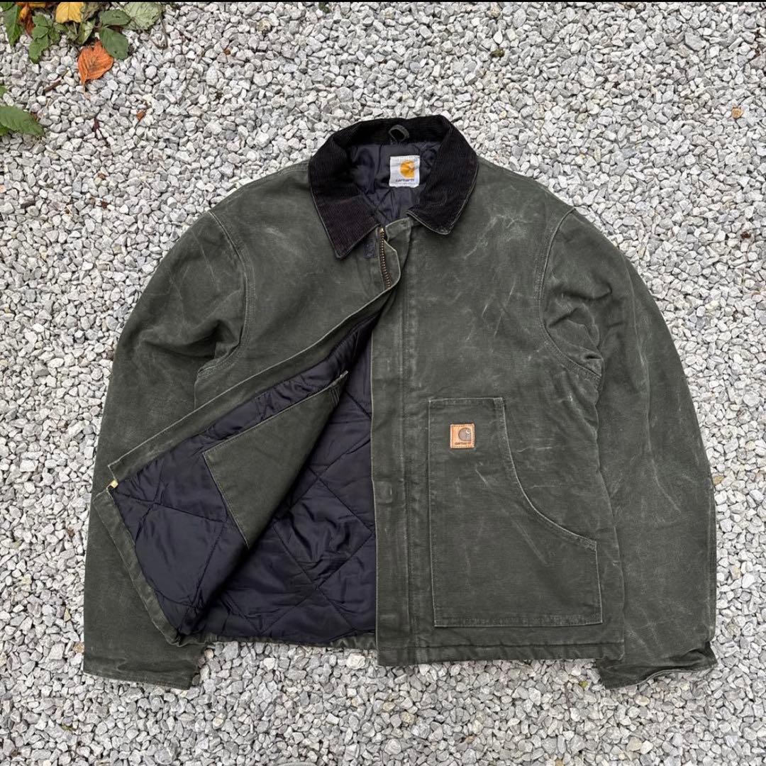 カーハート　トラディショナルジャケット J22モスグリーン