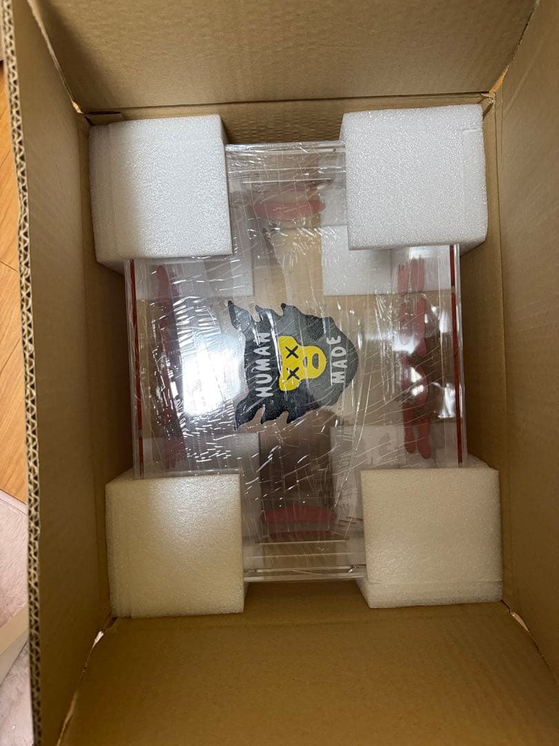⭐︎ HUMAN MADE KAWS ACRYLIC FILE BOX クリアー