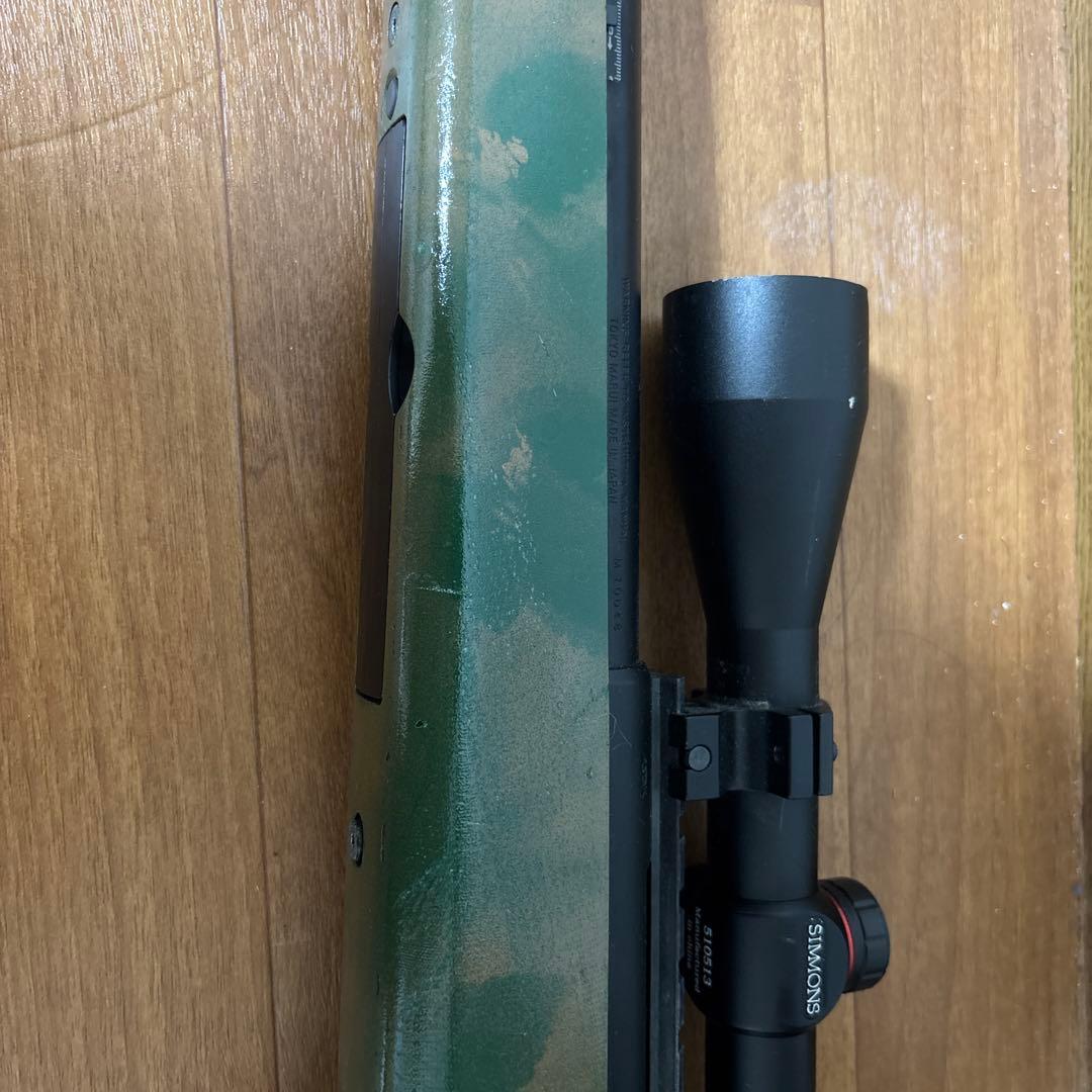 迷彩スナイパーライフル VSR-10 シモンソン製 スコープ＆サイレンサー付き