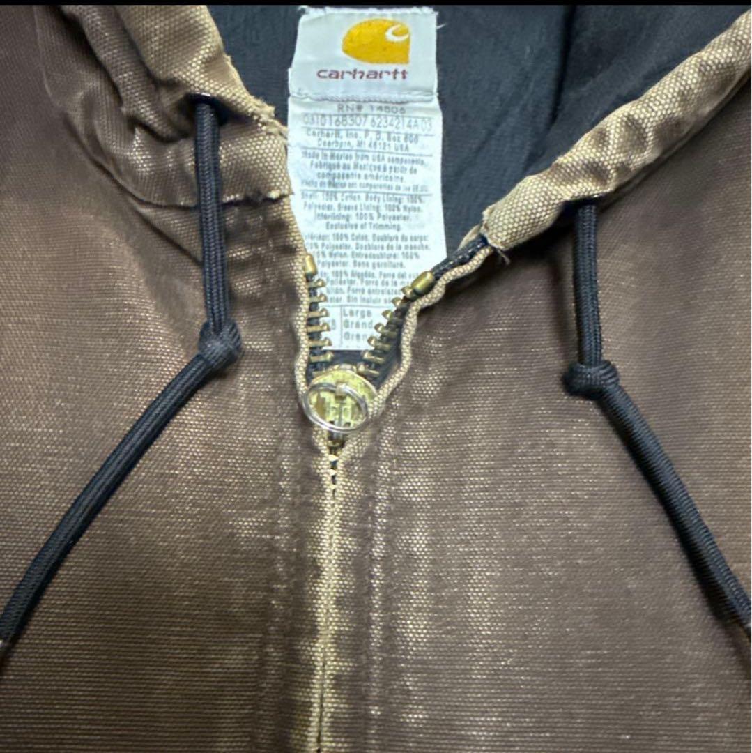 カーハート　アクティブジャケット　ブラウン　Lサイズ