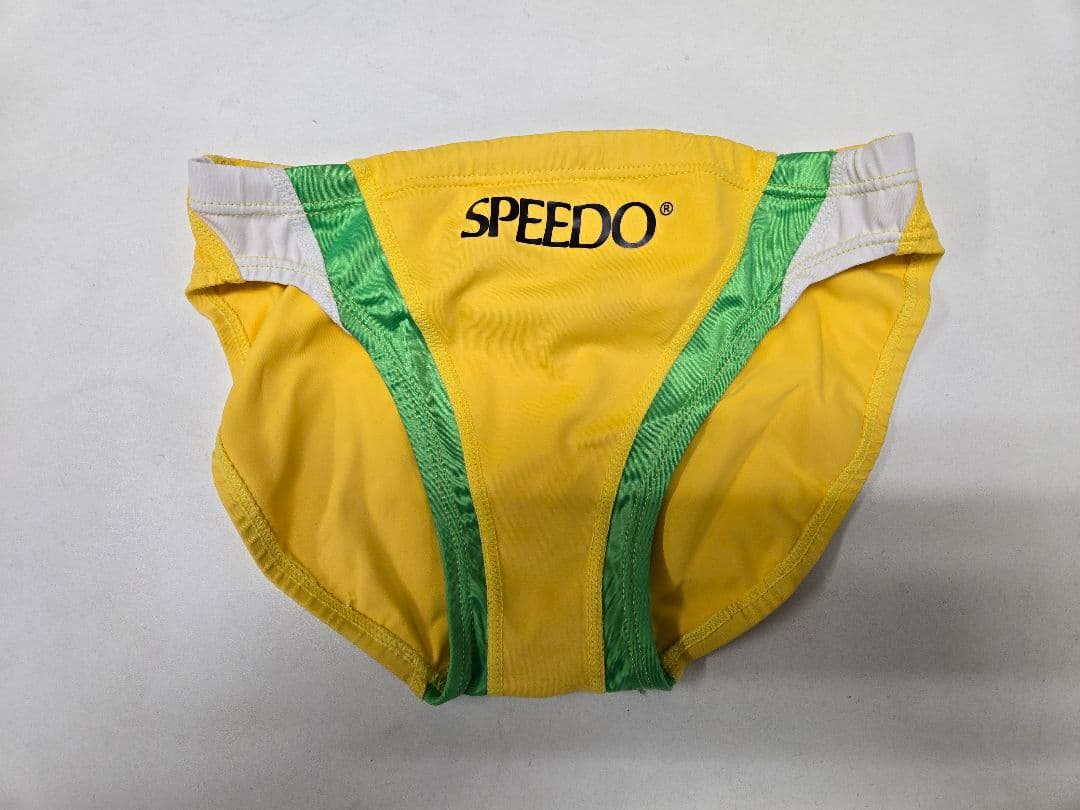 SPEEDO 競泳水着 JaspoLサイズ イエロー/グリーン