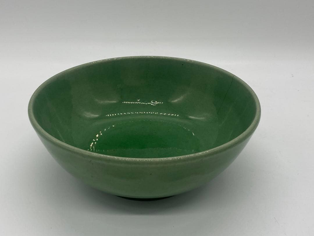 中国　緑釉碗　翠青釉　送料込み0111